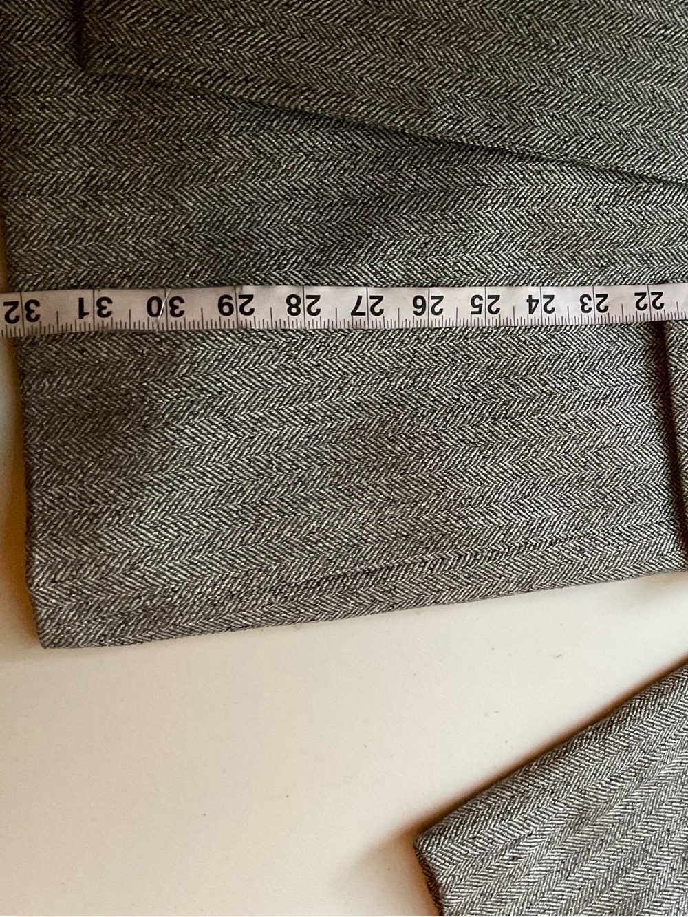 H&M Gray Herringbone Double Breasted Blazer Women’s Size Small S Tailored Jacket - Picture 8 of 10